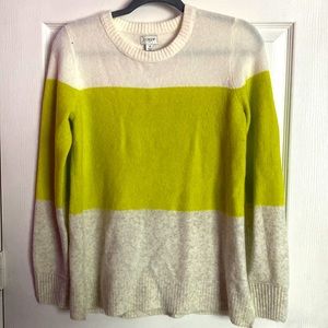J Crew Factory - Supersoft Color block Sweater